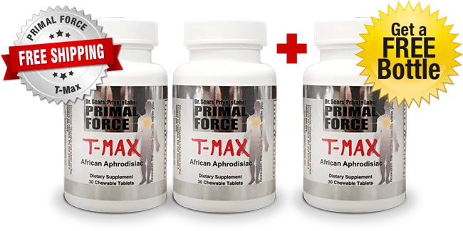 T-Max African Aphrodisiac 3 bottles — 90-day supply