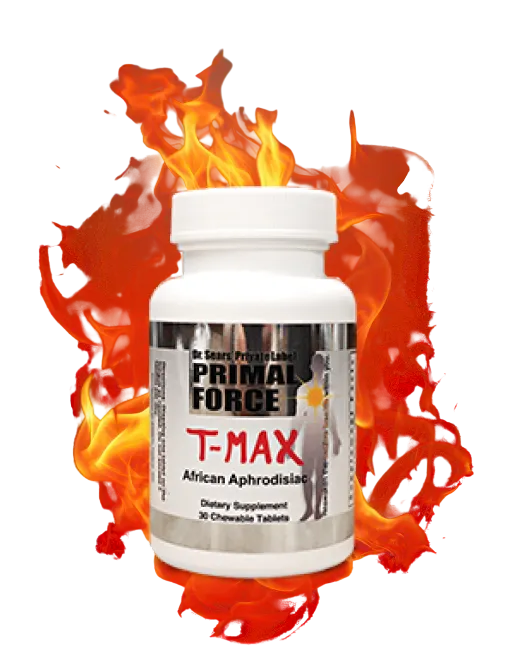 T-Max African Aphrodisiac by Primal Force — male vitality supplement bottle